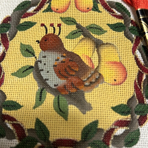 NEW Partridge in a Peartree ornament needlepoint kit - Picture 5 of 5